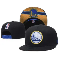 Warriors Team Logo Black Adjustable Hat GS