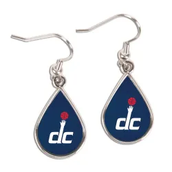 Washington Wizards Earrings Tear Drop Style - Special Order