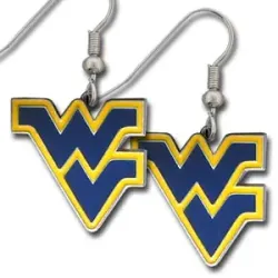 West Virginia Mountaineers Dangle Earrings - Special Order