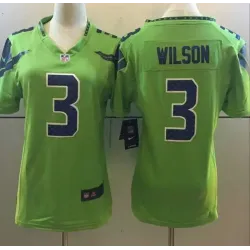 Women Nike Limited Seattle Seahawks #12 Fan Green 2016 Rush Stitched NFL Jersey