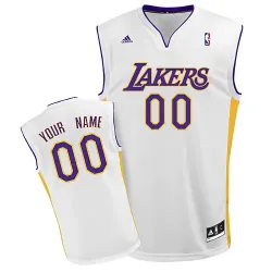 Youth Los Angeles Lakers Custom white Jerseys