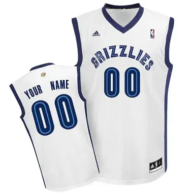 Youth Memphis Grizzlies Custom white Jerseys