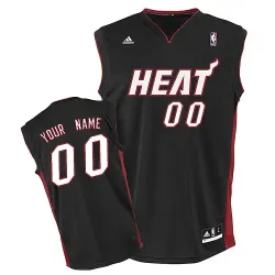 Youth Miami Heat Custom black Jerseys