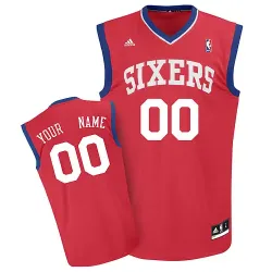 Youth Philadelphia 76ers Custom red Jerseys